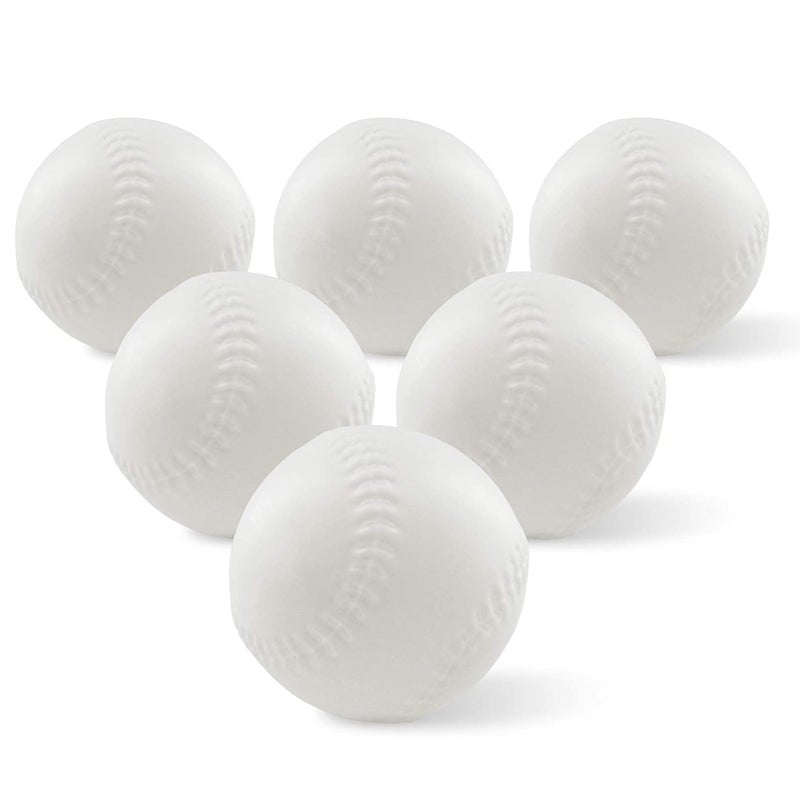Botabee Toddler & Little Kids Replacement T Ball Baseball Balls - Oversized Tballs for Little Tikes TotSports T-Ball Set - 6 Set - Safe and Durable Design for Early Baseball Skills Development - Image 1